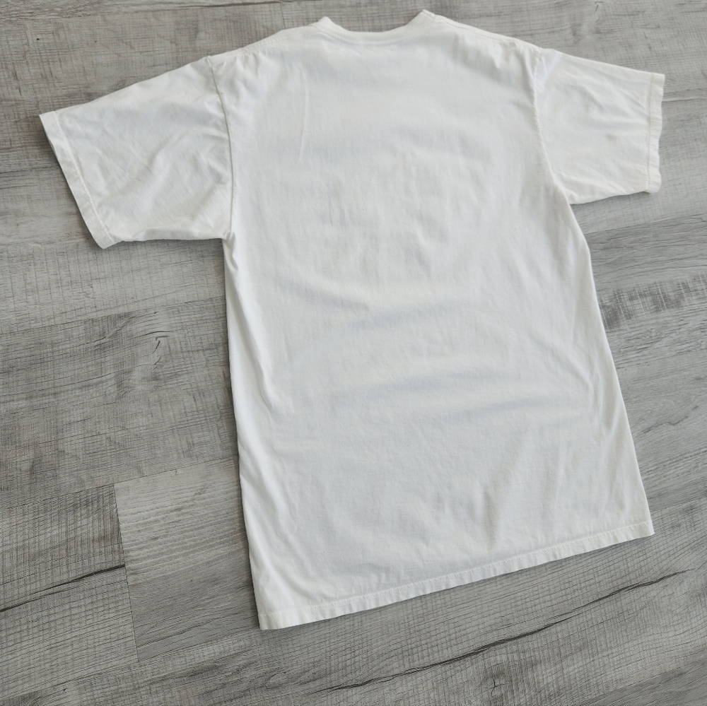St John Sport T-Shirt VTG 90's White Embroided Size M - Picture 7 of 7
